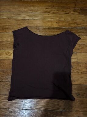 Urban Outfitters Brown Scoop Neck Crop Top